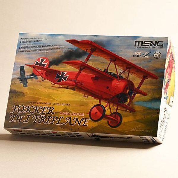 画像1: モンモデル 1/32 フォッカー Dr.I 戦闘機 (1)